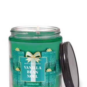 شمع تک فیتیله ای بث اند بادی ورکز مدل vanilla bean noel